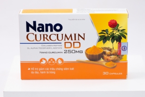 NANO CURCUMIN: HỖ TRỢ LÀM LÀNH VẾT LOÉT, GIẢM CÁC TRIỆU CHỨNG VIÊM LOÉT DẠ DÀY, HÀNH TÁ TRÀNG