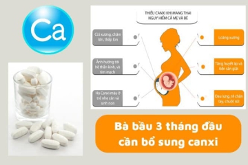 Những lưu ý khi dùng thực phẩm chức năng bổ sung canxi cho bà bầu 